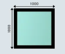 Rooflight 1000mm x 1000mm