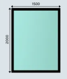 Rooflight 1500mm x 2000mm