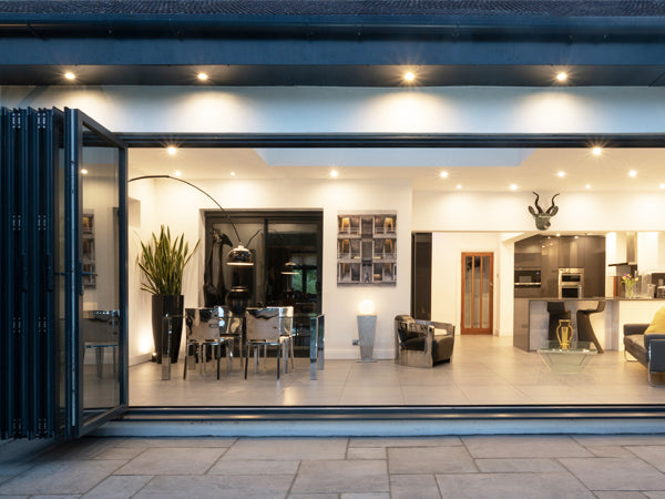 3 Panel Aluminium Bifolding Door (up to 3m high) for openings between 2100mm - 3600mm